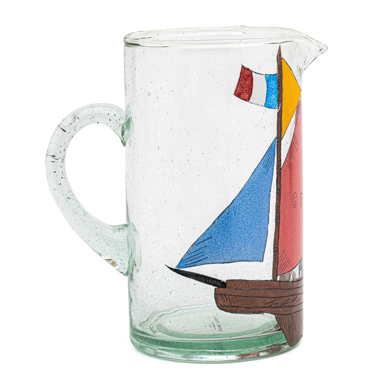 Hand painted decanter | SAILING SHIP