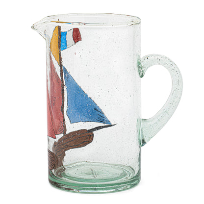 Hand painted decanter | SAILING SHIP
