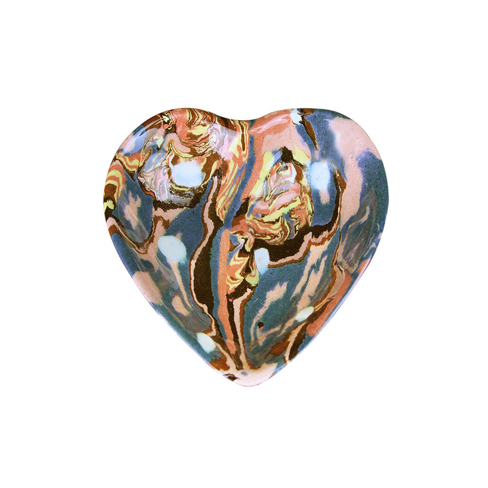 Marbled heart pocket tray | Little