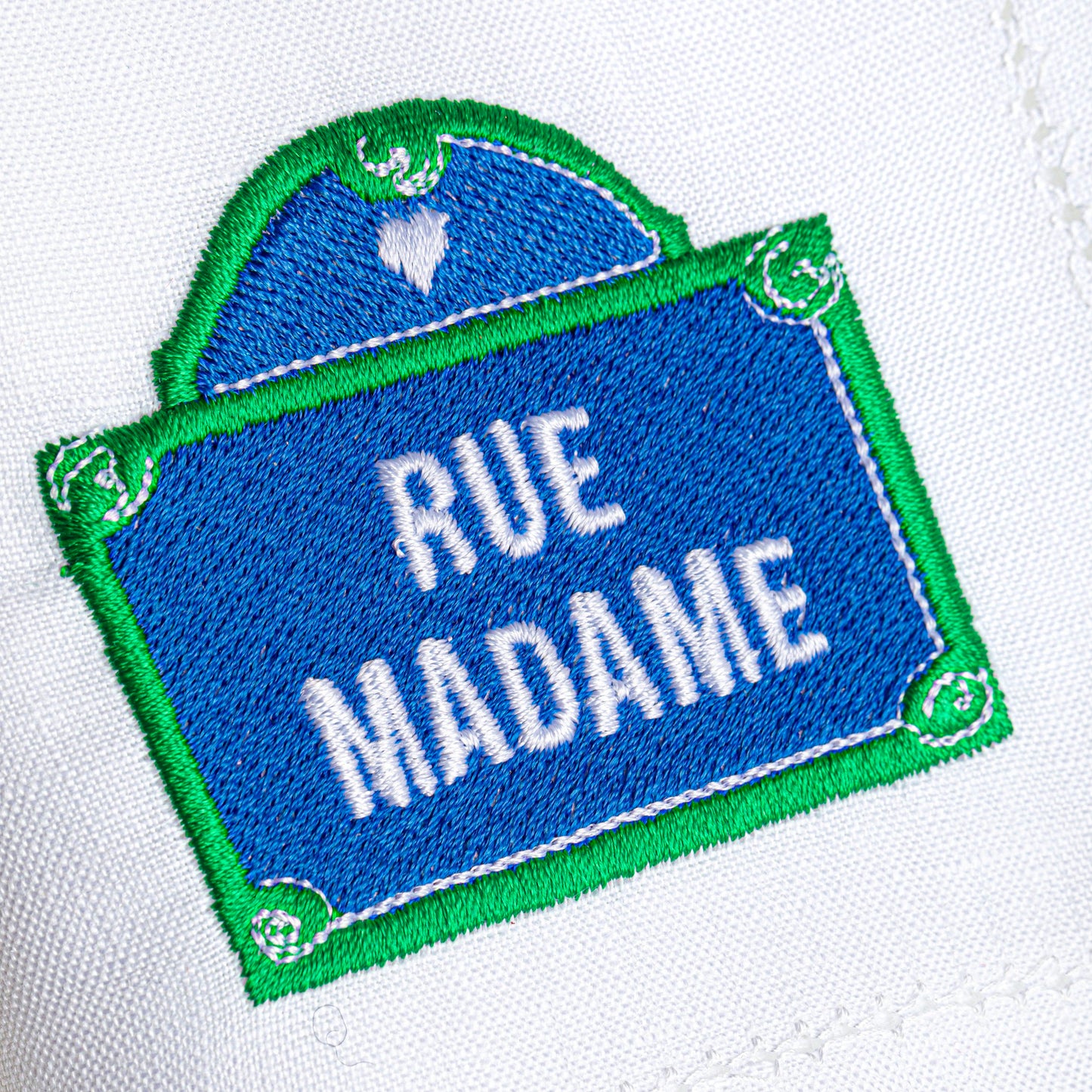 Embroidered linen napkin | MADAME STREET