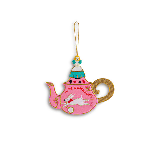 Décoration de Noël | Théière Alice au pays des merveilles