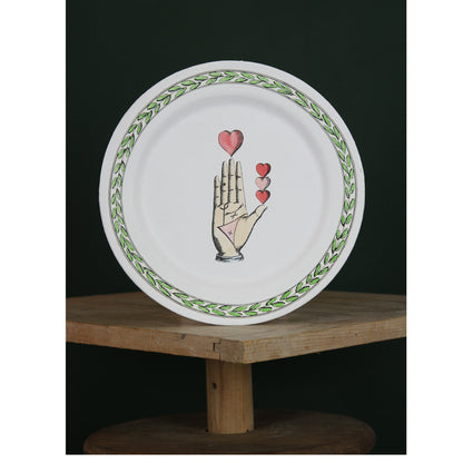 Decorative plate | HEART ON HAND