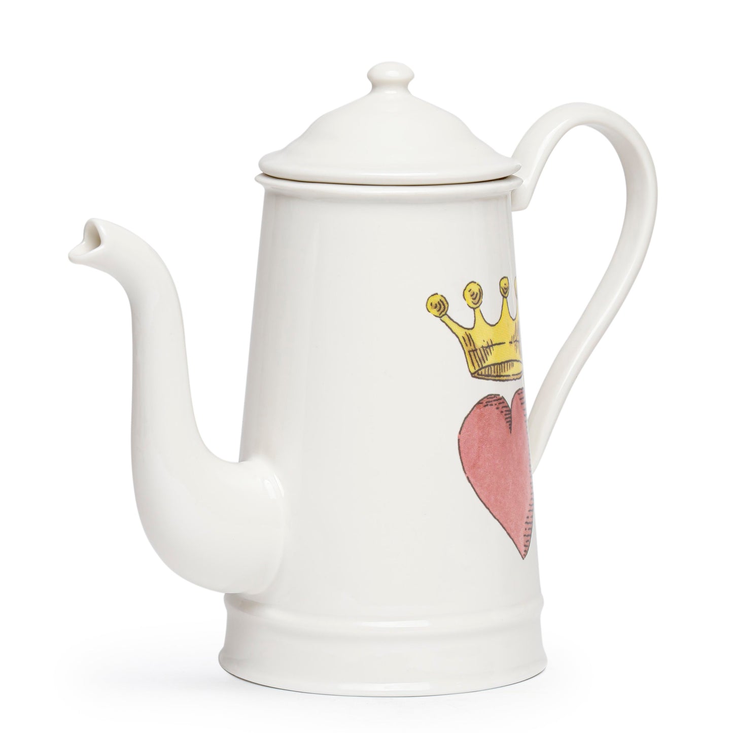 Illustrated teapot | CROWNED HEART
