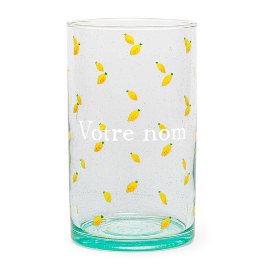 Hand painted vase | Personalized | ALL IN LEMONS