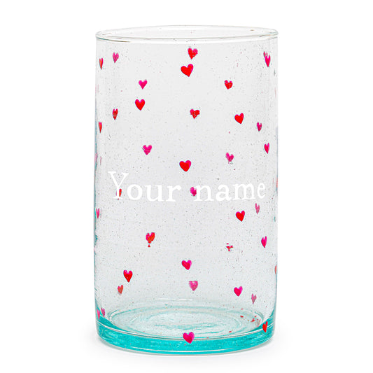 Hand painted vase | Personalized | ALL IN HEARTS