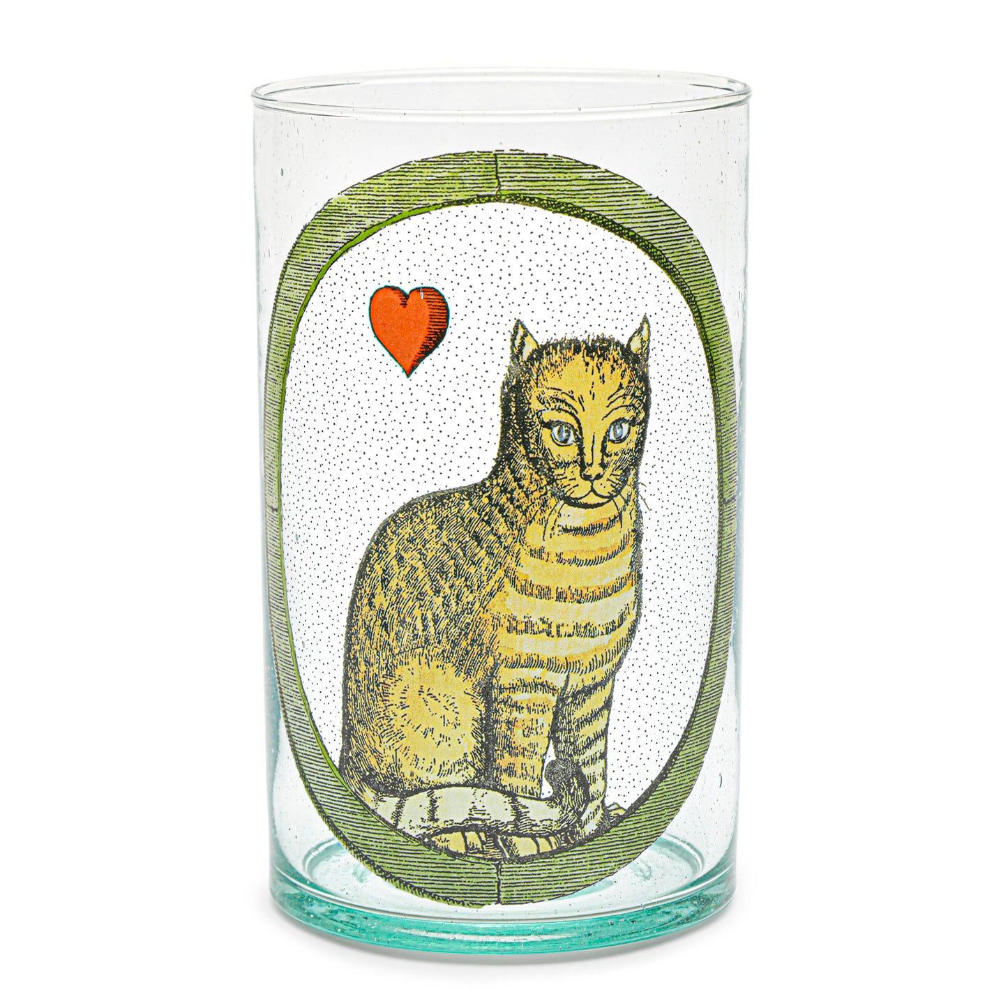 Illustrated vase | THE HEART CAT