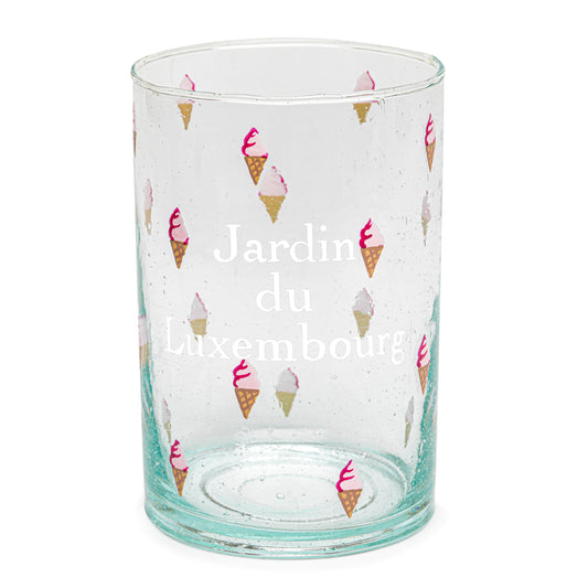 Hand painted glass | ALL IN ICE CREAM: THE GARDEN OF LUXEMBOURG