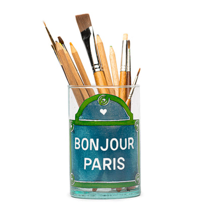 Verre peint à la main | BONJOUR PARIS
