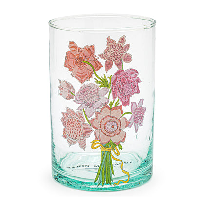 Illustrated glass |BOUQUET OF FLOWERS