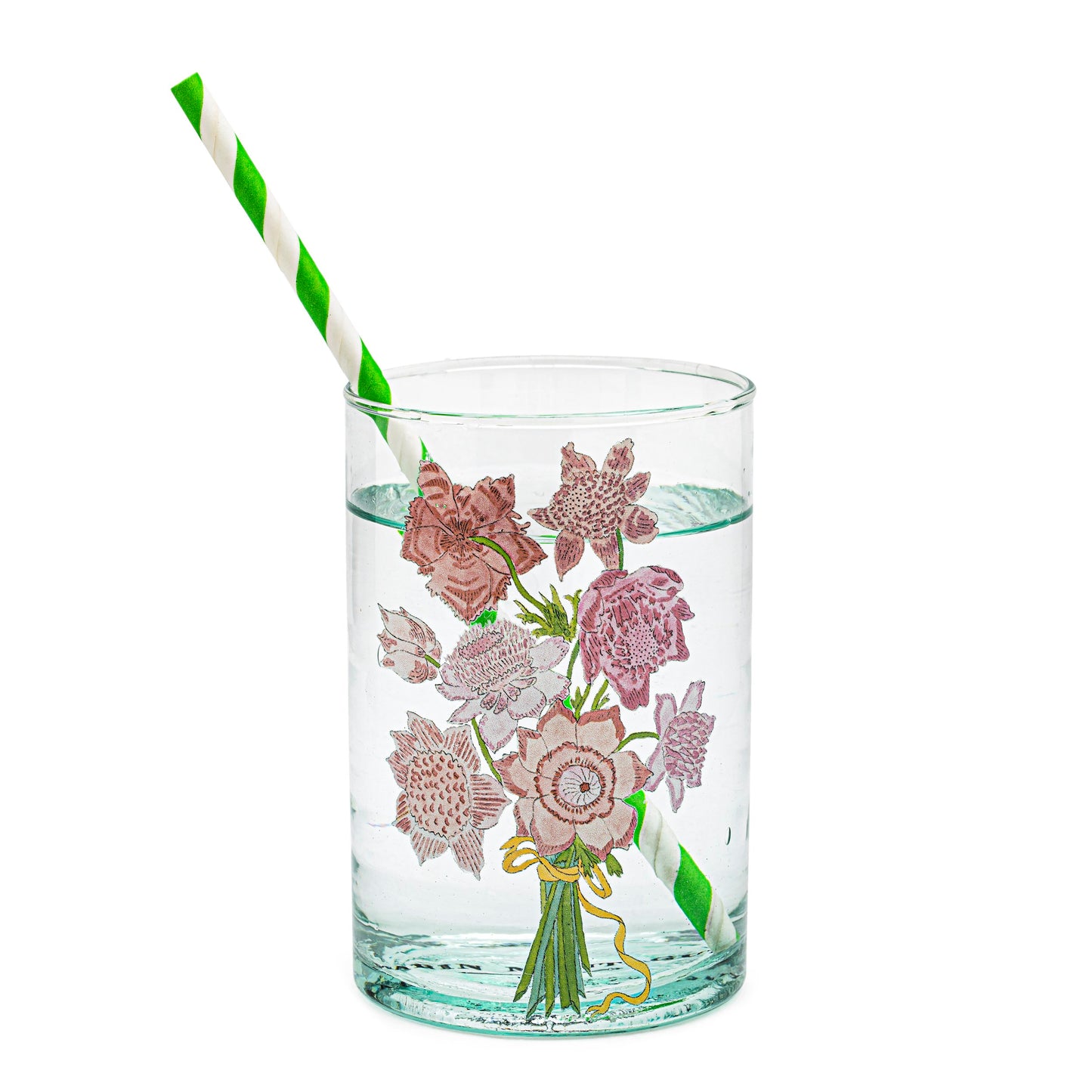 Illustrated glass |BOUQUET OF FLOWERS