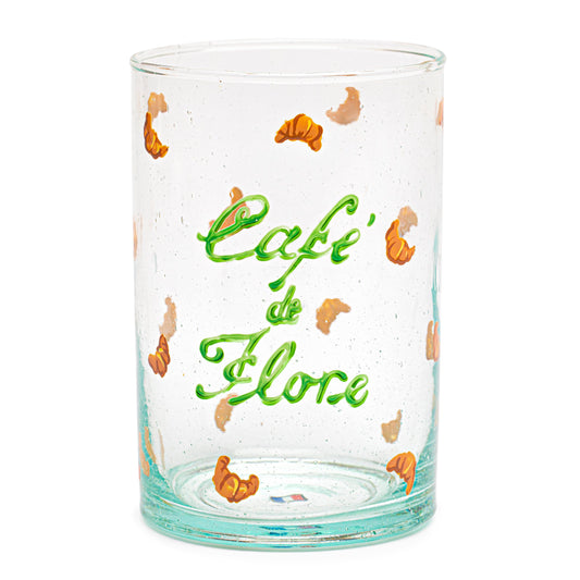 Hand painted glass | FLORA COFFEE