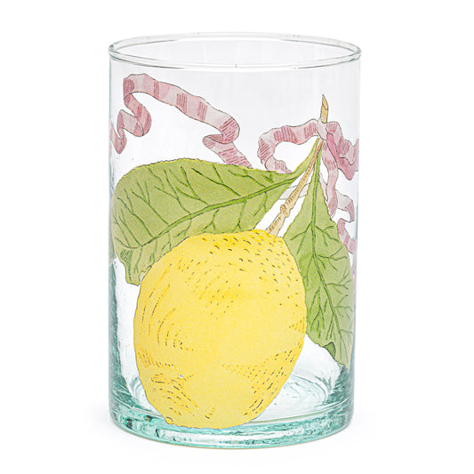 일러스트 유리 | 레몬 리본