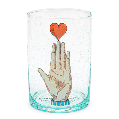 Illustrated glass | HEART ON HAND