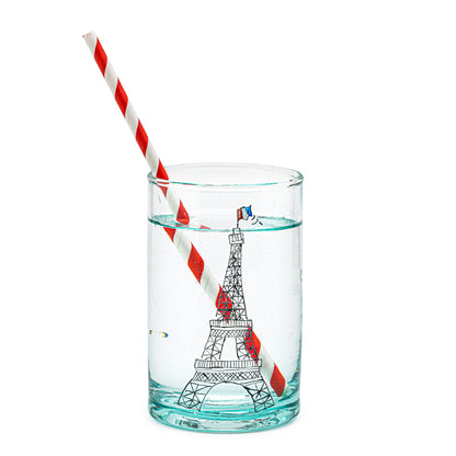 Hand painted glass | EIFFEL TOWER
