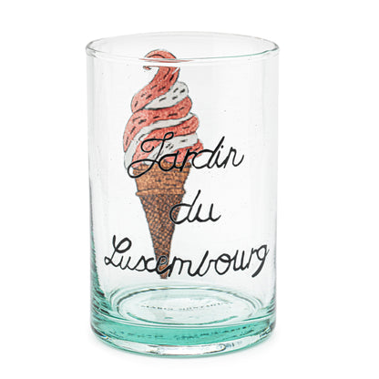Hand painted glass | LUXEMBOURG ICE CREAM