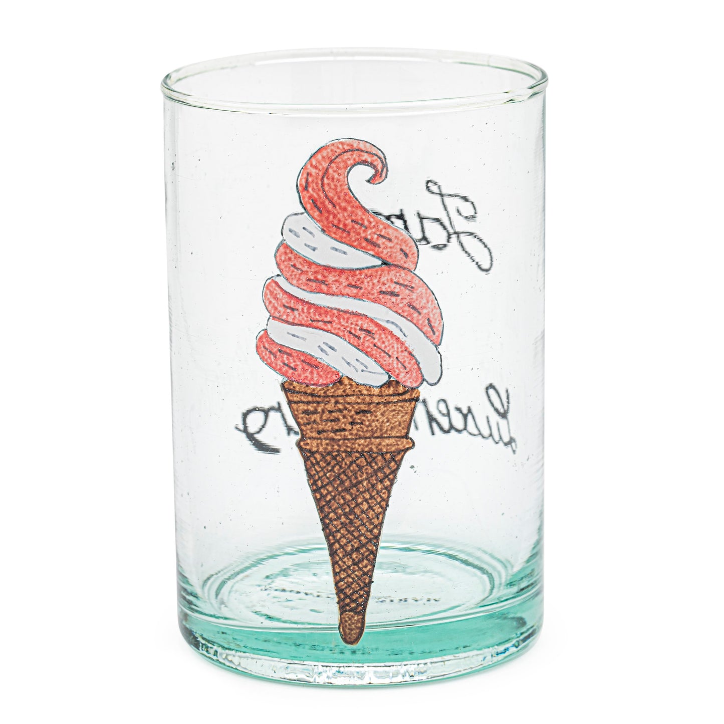 Hand painted glass | LUXEMBOURG ICE CREAM