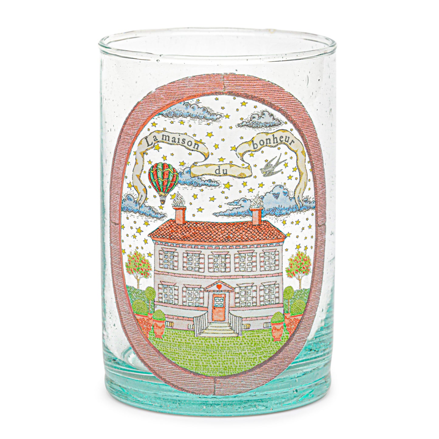 Illustrated glass | THE HOUSE OF HAPPINESS