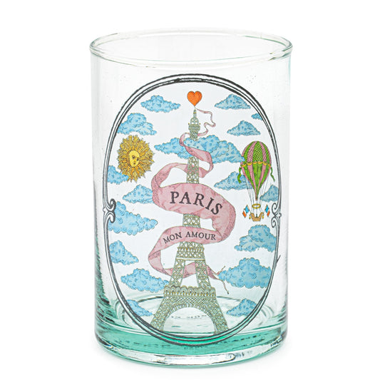 Illustrated glass | PARIS MY LOVE