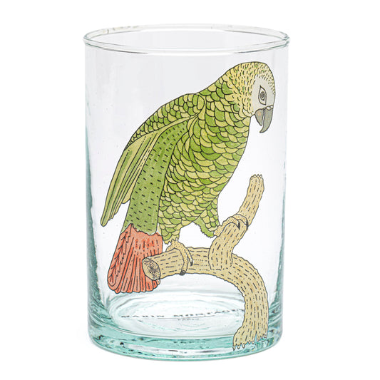 Illustrated glass | THE PARROT