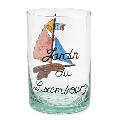 手描きのガラス | 写真 手描きのガラスルクセンブルクの帆船