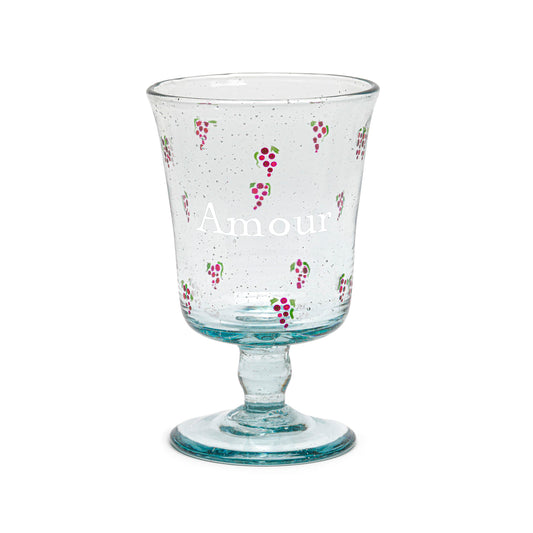 Exception - Lot de 6 verres à vin peints à la main Exception - Lot de 6 verres à vin peints à la main